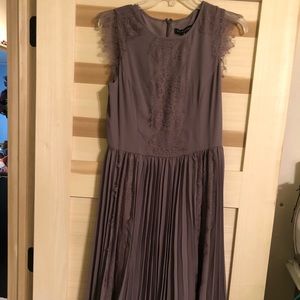 Banana Republic lace/pleated dress
